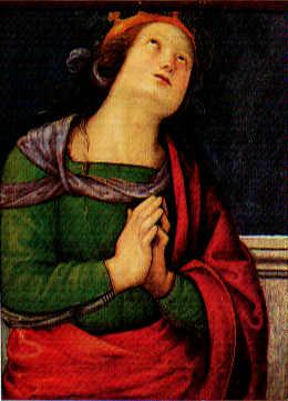 PERUGINO, Pietro Saint Flavia oil painting picture